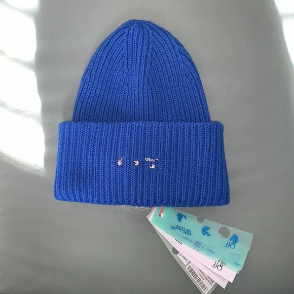Off-White | Accessories | Offwhite Logo Rib Wool Beanie  display picture 3